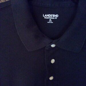 Men's Navy Land's End Polo Shirt